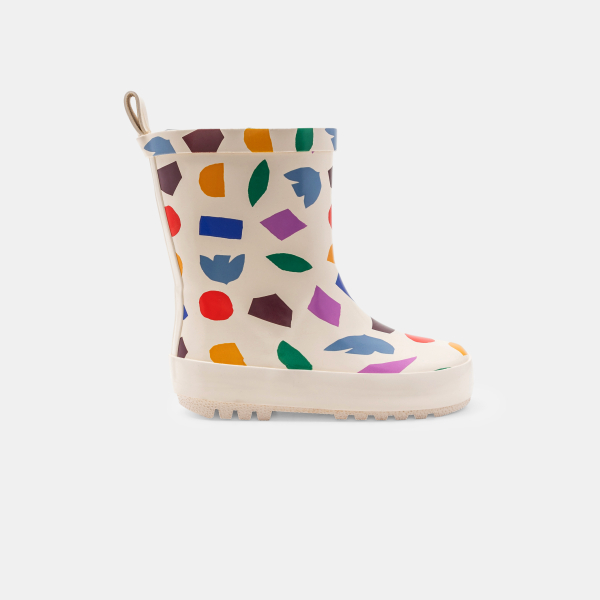 حذاء مطر مبطن متعدد الألوان للأطفال الرضع حذاء مطر مبطن متعدد الألوان للأطفال الرضع