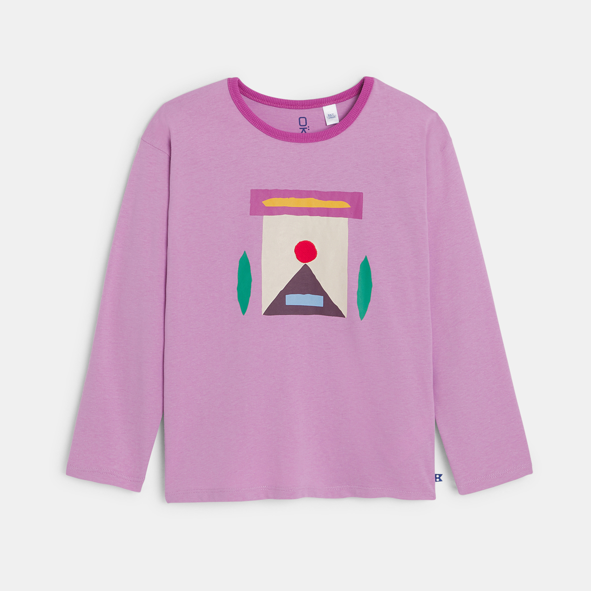 T-shirt manches longues MATIAS LARRAIN mauve mixte T-shirt manches longues MATIAS LARRAIN mauve mixte