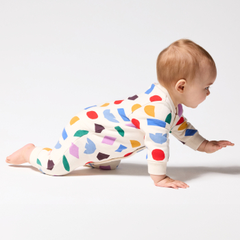 Combi longue multicolore bébé mixte