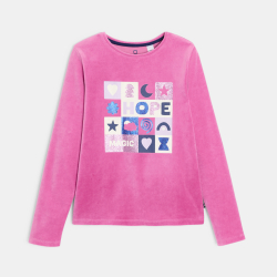 بيجاما من المخمل باللون...