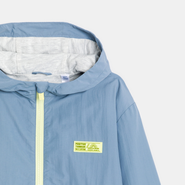 معطف واقي من الرياح، طارد للماء، باللون الأزرق للفتيان معطف واقي من الرياح، طارد للماء، باللون الأزرق للفتيان