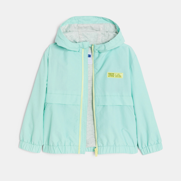 معطف واقي من الرياح وطارد للماء، بغطاء للرأس، للفتيات معطف واقي من الرياح وطارد للماء، بغطاء للرأس، للفتيات