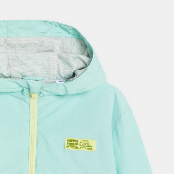 معطف واقي من الرياح وطارد للماء، بغطاء للرأس، للفتيات