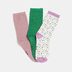 Chaussettes fantaisie Fille (3 paires)