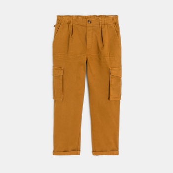 Pantalon cargo marron Garçon