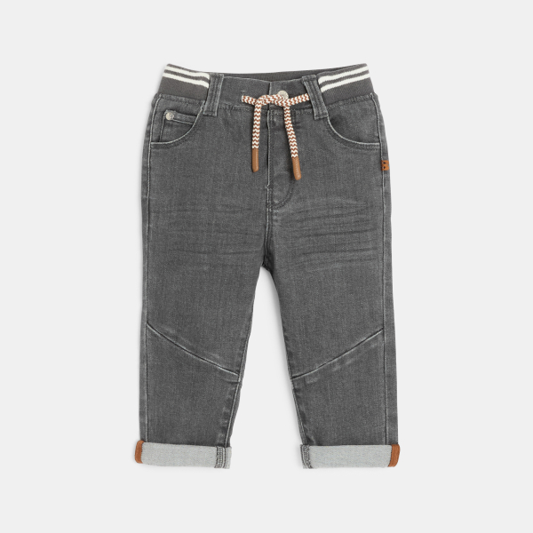 Jean denim confort ultra stretch gris bébé garçon Jean denim confort ultra stretch gris bébé garçon