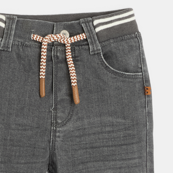 Jean denim confort ultra stretch gris bébé garçon Jean denim confort ultra stretch gris bébé garçon