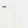 T-shirt manches longues fleurs blanc fille T-shirt manches longues fleurs blanc fille