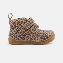 Bottines premiers pas marron bébé fille