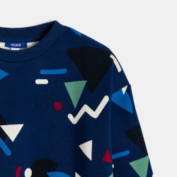 Sweat-shirt à motifs...