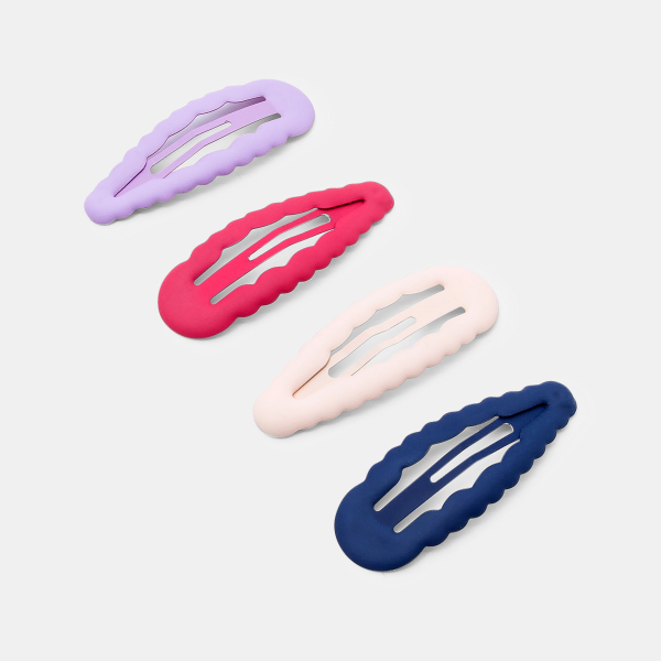 Barrettes nuages multicolores fille (lot de 4) Barrettes nuages multicolores fille (lot de 4)