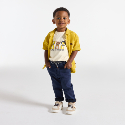 T-shirt animaux blanc bébé garçon