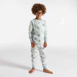 Pyjama étoilé 2 pièces gris Garçon