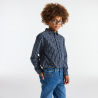 Chemise à carreaux bleu marine Garçon Chemise à carreaux bleu marine Garçon