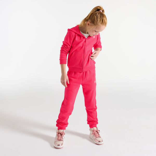 سويت شيرت مع غطاء رأس باللون الأحمر للفتيات سويت شيرت مع غطاء رأس باللون الأحمر للفتيات