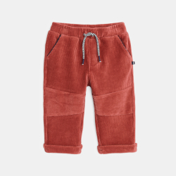 Pantalon velours orange...