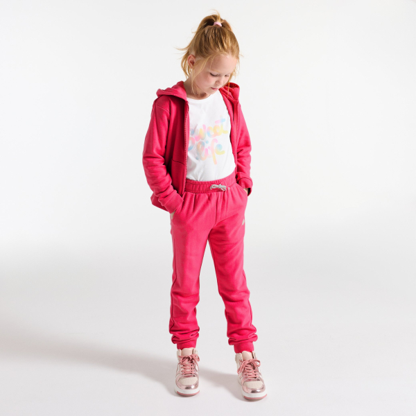 Jogging en molleton rose Fille Jogging en molleton rose Fille