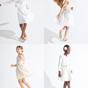 CHIC EN BLANC ! 🤍 // Les filles enfilent leurs plus belles tenues de fêtes ! Des tenues blanches chics pour des fêtes printanières réussies. ✨ Pour quelle robe opterez-vous ? Dites-nous en commentaire. ⬇️